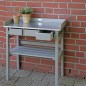 Esschert Design Banco da Lavoro da Giardino Grigio CF29G Esschert Design Banco da Lavoro da Giardino Grigio CF29G