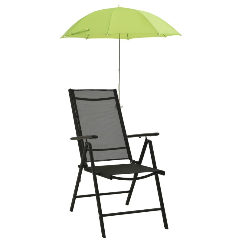 Ombrelloni per Sedie da Campeggio 2 pz Verdi 105 cm Ombrelloni per Sedie da Campeggio 2 pz Verdi 105 cm