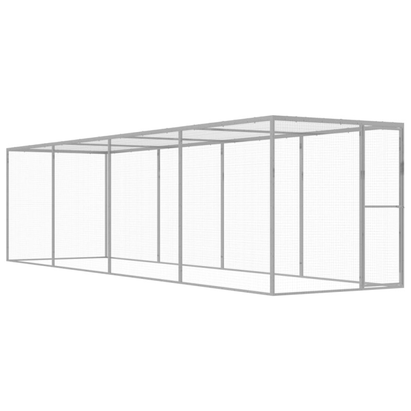Gabbia per Gatti 6x1,5x1,5 m in Acciaio Zincato Gabbia per Gatti 6x1,5x1,5 m in Acciaio Zincato