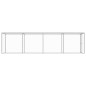 Gabbia per Gatti 6x1,5x1,5 m in Acciaio Zincato Gabbia per Gatti 6x1,5x1,5 m in Acciaio Zincato