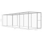 Gabbia per Gatti 6x1,5x1,5 m in Acciaio Zincato Gabbia per Gatti 6x1,5x1,5 m in Acciaio Zincato