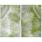 Esschert Design Tappeto da Esterno 241x152 cm Foglie Tropicali OC22 Esschert Design Tappeto da Esterno 241x152 cm Foglie Tropicali OC22
