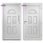 Porta di Ingresso Bianca 98x208 cm Porta di Ingresso Bianca 98x208 cm