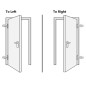 Porta di Ingresso Bianca 98x208 cm Porta di Ingresso Bianca 98x208 cm
