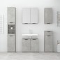 Armadietto a Specchio da Bagno Grigio Cemento 64x20x67 cm Armadietto a Specchio da Bagno Grigio Cemento 64x20x67 cm