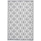 Esschert Design Tappeto da Esterno 180x121 cm Grigio Bianco OC25 Esschert Design Tappeto da Esterno 180x121 cm Grigio Bianco OC25