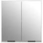 Armadietto a Specchio da Bagno Grigio Cemento 64x20x67 cm Armadietto a Specchio da Bagno Grigio Cemento 64x20x67 cm