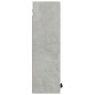 Armadietto a Specchio da Bagno Grigio Cemento 64x20x67 cm Armadietto a Specchio da Bagno Grigio Cemento 64x20x67 cm