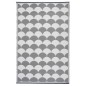 Esschert Design Tappeto da Esterno 180x121 cm Grigio Bianco OC24 Esschert Design Tappeto da Esterno 180x121 cm Grigio Bianco OC24