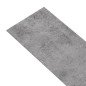 Listoni Pavimenti Non Autoadesivi 4,46m² 3mm Cemento Marrone Listoni Pavimenti Non Autoadesivi 4,46m² 3mm Cemento Marrone