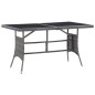 Set Mobili da Pranzo Giardino 5 pz Polyrattan Antracite Grigio Set Mobili da Pranzo Giardino 5 pz Polyrattan Antracite Grigio