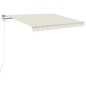 Tenda da Sole Retrattile Automatica 300x250 cm Crema