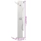 Rubinetteria per Doccia da Giardino 110 cm in Acciaio inox Rubinetteria per Doccia da Giardino 110 cm in Acciaio inox
