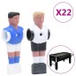 Giocatori Calcio Balilla 22 pz per Asta da 15,9 mm Giocatori Calcio Balilla 22 pz per Asta da 15,9 mm