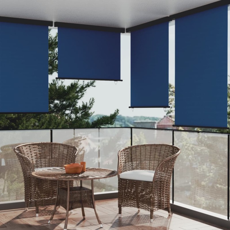 Tendalino Laterale per Balcone 117x250 cm Blu Tendalino Laterale per Balcone 117x250 cm Blu