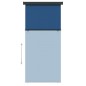 Tendalino Laterale per Balcone 117x250 cm Blu Tendalino Laterale per Balcone 117x250 cm Blu