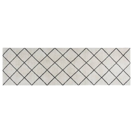 Tappeto da Cucina Lavabile Quadri 60x180 cm Velluto