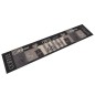 Tappeto da Cucina Lavabile Nero Caffè 60x300 cm Velluto Tappeto da Cucina Lavabile Nero Caffè 60x300 cm Velluto
