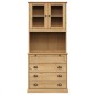 Credenza VIGO 80x40x176 cm in Legno Massello di Pino Credenza VIGO 80x40x176 cm in Legno Massello di Pino