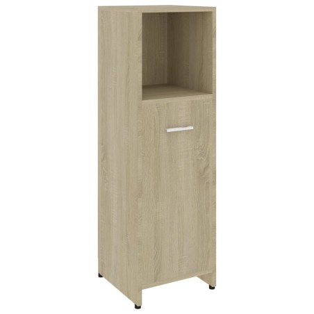 Armadio da Bagno Rovere Sonoma 30x30x95 cm in Truciolato