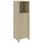 Armadio da Bagno Rovere Sonoma 30x30x95 cm in Truciolato Armadio da Bagno Rovere Sonoma 30x30x95 cm in Truciolato