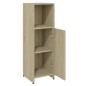 Armadio da Bagno Rovere Sonoma 30x30x95 cm in Truciolato Armadio da Bagno Rovere Sonoma 30x30x95 cm in Truciolato