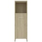 Armadio da Bagno Rovere Sonoma 30x30x95 cm in Truciolato Armadio da Bagno Rovere Sonoma 30x30x95 cm in Truciolato