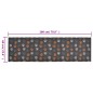 Tappeto da Cucina Lavabile Zampe 60x180 cm Velluto Tappeto da Cucina Lavabile Zampe 60x180 cm Velluto