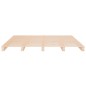 Letto a Pallet 120x190 cm Legno Massello Pino 4FT Small Double Letto a Pallet 120x190 cm Legno Massello Pino 4FT Small Double