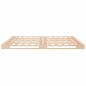 Letto a Pallet 120x190 cm Legno Massello Pino 4FT Small Double Letto a Pallet 120x190 cm Legno Massello Pino 4FT Small Double