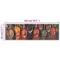 Tappeto da Cucina Lavabile Cucchiai e Spezie 45x150 cm Velluto Tappeto da Cucina Lavabile Cucchiai e Spezie 45x150 cm Velluto