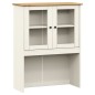 Credenza VIGO Bianca 78x40x175 cm in Legno Massello di Pino Credenza VIGO Bianca 78x40x175 cm in Legno Massello di Pino