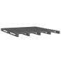 Letto a Pallet Grigio 120x190 cm Massello Pino 4FT Small Double Letto a Pallet Grigio 120x190 cm Massello Pino 4FT Small Double