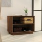 Scarpiera Marrone Miele 60x34x45 cm in Legno Massello di Pino Scarpiera Marrone Miele 60x34x45 cm in Legno Massello di Pino