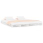 Letto a Pallet Bianco 120x190 cm Massello Pino 4FT Small Double Letto a Pallet Bianco 120x190 cm Massello Pino 4FT Small Double