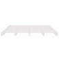 Letto a Pallet Bianco 120x190 cm Massello Pino 4FT Small Double Letto a Pallet Bianco 120x190 cm Massello Pino 4FT Small Double