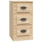 Credenze 3 pz Rovere Sonoma in Legno Multistrato Credenze 3 pz Rovere Sonoma in Legno Multistrato