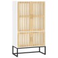 vidaXL Credenza Bianca 70x35x125 cm in Legno Multistrato vidaXL Credenza Bianca 70x35x125 cm in Legno Multistrato
