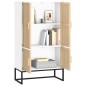 vidaXL Credenza Bianca 70x35x125 cm in Legno Multistrato vidaXL Credenza Bianca 70x35x125 cm in Legno Multistrato