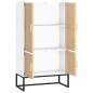 vidaXL Credenza Bianca 70x35x125 cm in Legno Multistrato vidaXL Credenza Bianca 70x35x125 cm in Legno Multistrato