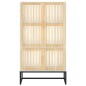 vidaXL Credenza Bianca 70x35x125 cm in Legno Multistrato vidaXL Credenza Bianca 70x35x125 cm in Legno Multistrato