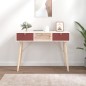 Tavolino Consolle con Cassetti 105x30x75 cm Legno Multistrato Tavolino Consolle con Cassetti 105x30x75 cm Legno Multistrato
