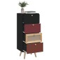 Credenza con Cassetti 40x30x95 cm in Legno Multistrato Credenza con Cassetti 40x30x95 cm in Legno Multistrato