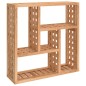 vidaXL Mensola da Parete 49x15x49 cm in Legno Massello di Noce