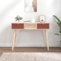 Tavolino Consolle con Cassetti 105x30x75 cm Legno Multistrato Tavolino Consolle con Cassetti 105x30x75 cm Legno Multistrato