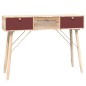 Tavolino Consolle con Cassetti 105x30x75 cm Legno Multistrato Tavolino Consolle con Cassetti 105x30x75 cm Legno Multistrato