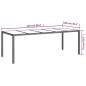 Set da Pranzo da Giardino 11pz con Cuscini Bianco in Polyrattan Set da Pranzo da Giardino 11pz con Cuscini Bianco in Polyrattan