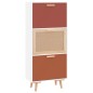 Scarpiera Bianca 52x25x120 cm in Legno Multistrato Scarpiera Bianca 52x25x120 cm in Legno Multistrato
