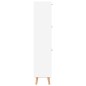 Scarpiera Bianca 52x25x120 cm in Legno Multistrato Scarpiera Bianca 52x25x120 cm in Legno Multistrato