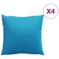vidaXL Cuscini Decorativi 4 pz Verdi 50x50 cm in Tessuto
